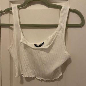 Shein White Crop Top